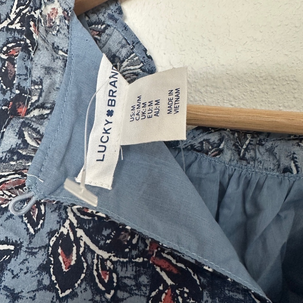Lucky Brand Blue Floral Dress - Picture 3 of 6